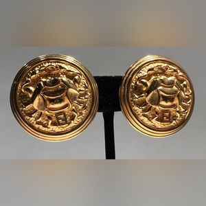 FENDI Bijoux Astrologia Cancer the Crab Clip Earrings